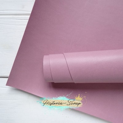 Переплетный кожзам "Вивелла" (Италия), цвет пыльно-розовый